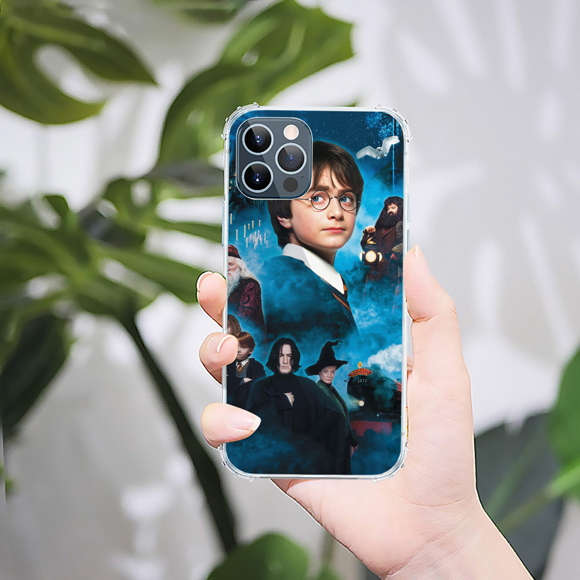 （画像用） Harry Potter ハリー・ポッターシリーズ 【iPhone 12シリーズ対応】透明スマホケース（クリアソフトケース）